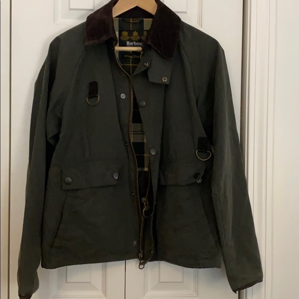 Barbour men’s waxed jacket in S